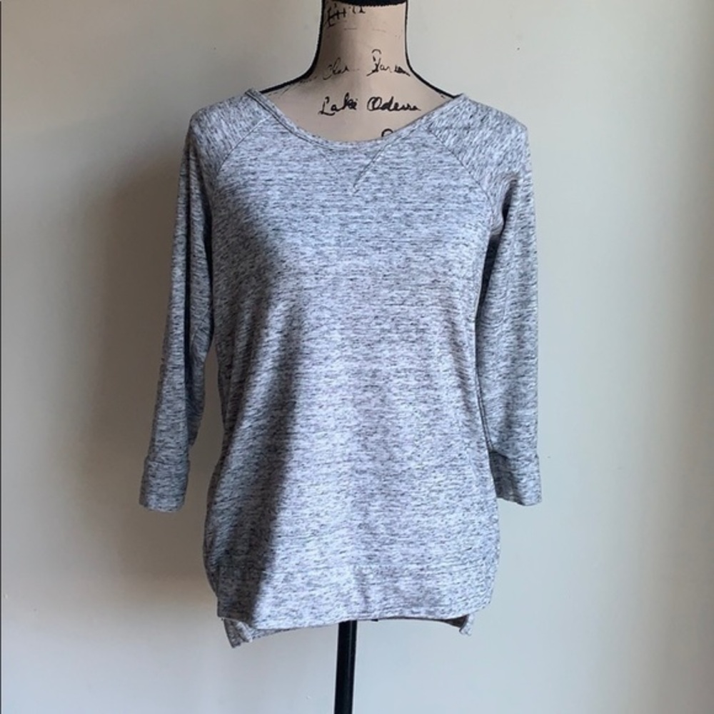 Cynthia Rowley high low side zip sweater